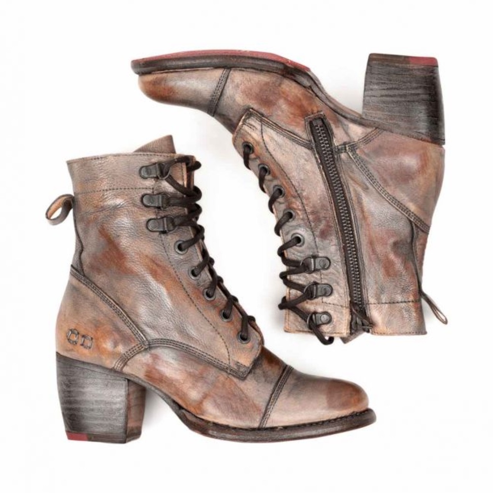 NEW BED STU Judgement Boots Taupe Rustic
